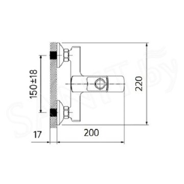 Смеситель для ванны Wisent W30241