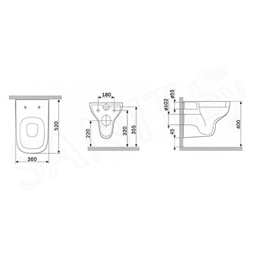 Подвесной унитаз AM.PM X-Joy S FlashClean C85A1702SC