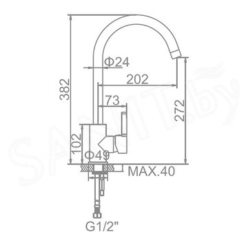 Смеситель для кухонной мойки Gerhans KK4299-22 / KK4299-19 / KK4299-24 / KK4299-25