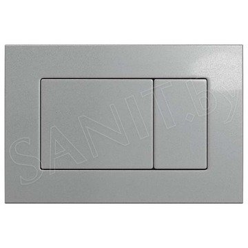 Комплект инсталляции Berges Atom 410 c кнопкой хром матовый и унитазом Gamma Soft Close