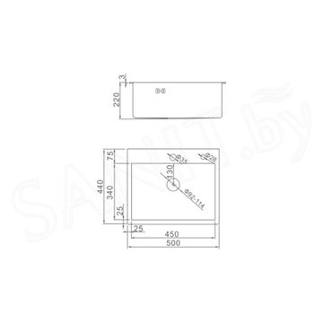 Кухонная мойка Wisent WS-35044+WW405A+W302644 с коландером и дозатором