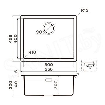 Кухонная мойка Omoikiri Yamakawa 55T Integra