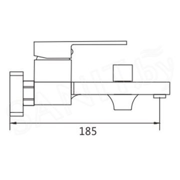 Смеситель для ванны Shevanik S9602