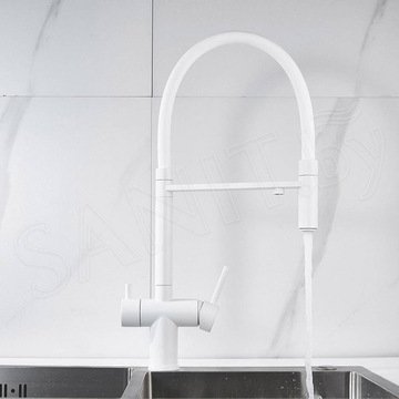 Смеситель для кухонной мойки Shevanik S178C с подключением к фильтру воды