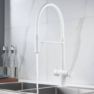 Смеситель для кухонной мойки Shevanik S178C с подключением к фильтру воды