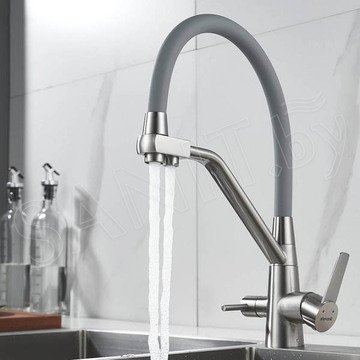Смеситель для кухонной мойки Shevanik S968L с подключением к фильтру воды