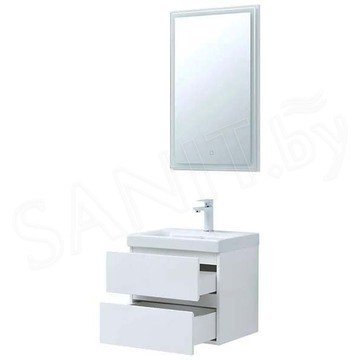 Комплект мебели Aquanet Беркли 50 / 60 / 80 белый глянец