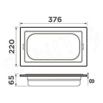 Коландер для кухонной мойки Omoikiri DC-03-1-GB