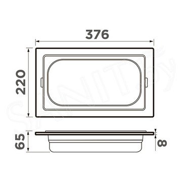 Коландер для кухонной мойки Omoikiri DC-03-1-LG