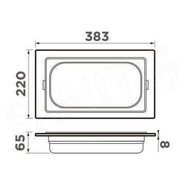 Коландер для кухонной мойки Omoikiri DC-05-1-GB