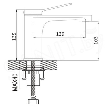 Смеситель для умывальника Shevanik S6201H / S6201T