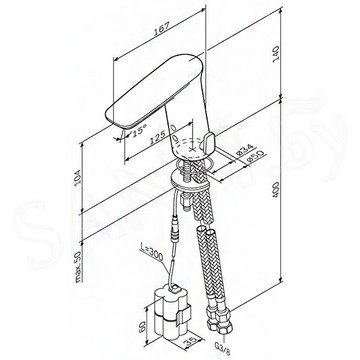 Смеситель для умывальника AM.PM Inspire V2.0 F50A02322 сенсорный