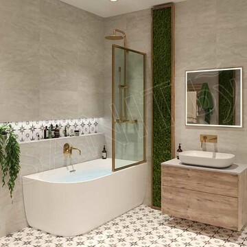 Акриловая ванна Wellsee Belle Spa 235701001 / 235702001