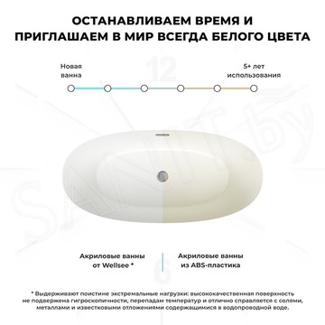 Акриловая ванна Wellsee Eclatant 231301004