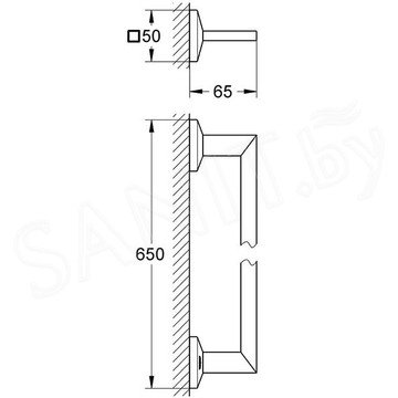 Держатель для полотенец Grohe Allure Brilliant 40497000