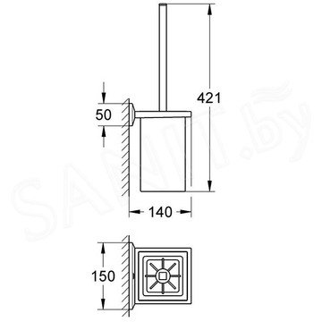 Ершик для унитаза Grohe Allure Brilliant 40500000