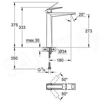 Смеситель для умывальника Grohe Allure Brilliant 23114000