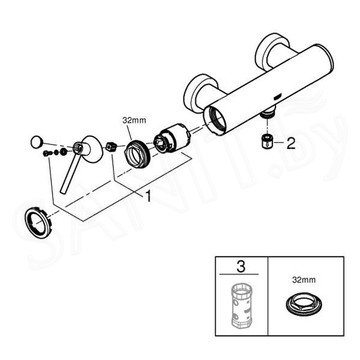 Смеситель для душа Grohe Atrio New 32650AL3