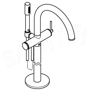 Смеситель для ванны Grohe Atrio New 32653003