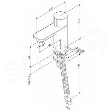 Смеситель для умывальника AM.PM X-Joy F85A02500 TouchReel