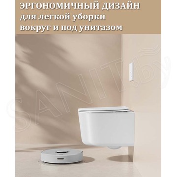 Комплект инсталляции TECEbase kit c кнопкой 9240407 и унитазом Roxen Simple Compact 530120-01