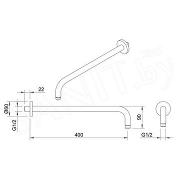 Душевая система Berges Nardis 3R 071013 встраиваемая