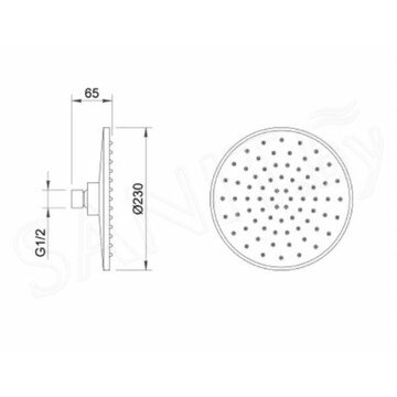 Душевая система Berges Nardis 3R 071013 встраиваемая