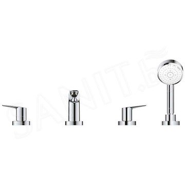 Смеситель на борт ванны Grohe BauEdge 2512010A