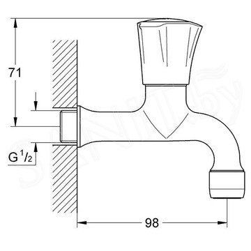 Смеситель для кухонной мойки Grohe Costa L 30098001 на одну воду