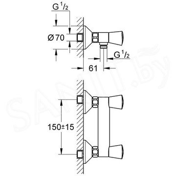 Смеситель для душа Grohe Costa S 26317001