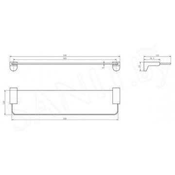 Полка CeramaLux Neo 51011