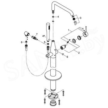 Смеситель для ванны Grohe Essence 23491A01 / 23491AL1