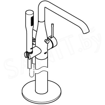 Смеситель для ванны Grohe Essence 23491A01 / 23491AL1