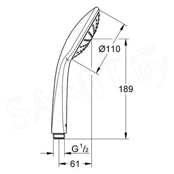 Душевая лейка Grohe Euphoria Mono 27265000