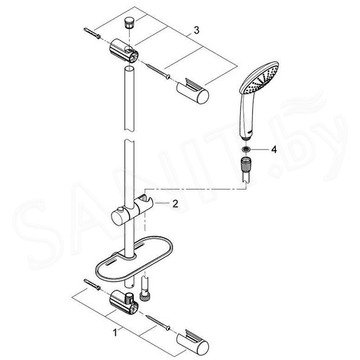 Душевой гарнитур Grohe Euphoria 110 Моno 2726600E