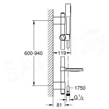 Душевой гарнитур Grohe Euphoria Cosmopolitan 27368000