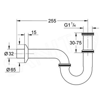 Умывальник Grohe Euro Ceramic 39642000 со смесителем и сифоном
