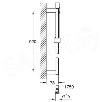 Душевой гарнитур Grohe Euphoria Cube 27700000