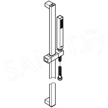 Душевой гарнитур Grohe Euphoria Cube+ Stick 27891000