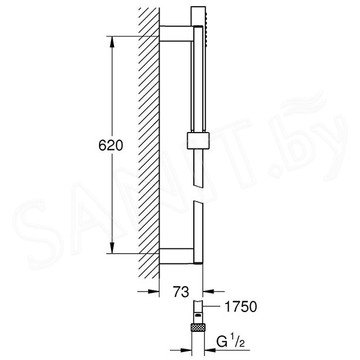 Душевой гарнитур Grohe Euphoria Cube 27936000