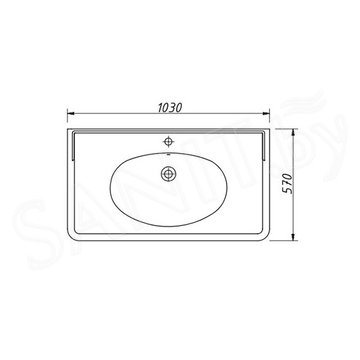 Умывальник Caprigo SN1000 / SN1200