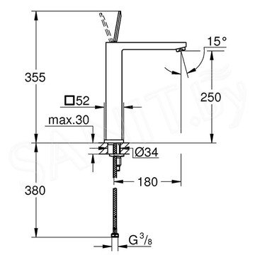 Смеситель для умывальника Grohe Eurocube Joy 23661000
