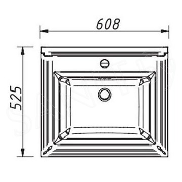 Умывальник Caprigo UV-60 / UV-70 / UV-80 / UV-90