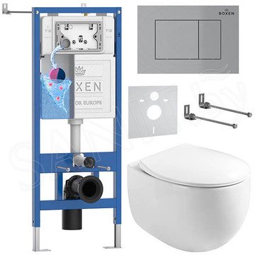 Комплект инсталляции 6 в 1 Roxen StounFix Dual Fresh 969126 с аромадозатором