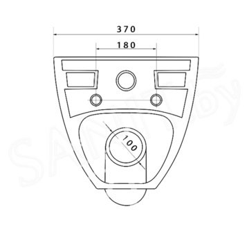 Подвесной унитаз Caprigo Vittoria V-1003