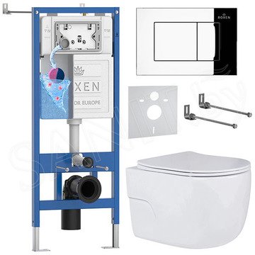 Комплект инсталляции 6 в 1 Roxen StounFix Dual Fresh 969068 с аромадозатором