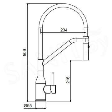 Смеситель для кухонной мойки Gappo G4098-15 / G4098-16 / G4098-19