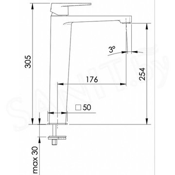 Смеситель для умывальника Remer Dream D11L