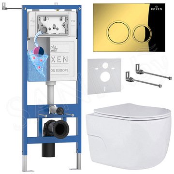 Комплект инсталляции 6 в 1 Roxen StounFix Dual Fresh 968015 с аромадозатором