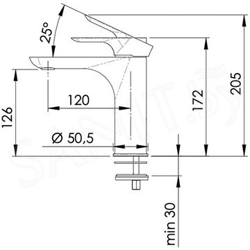 Смеситель для умывальника Remer Infinity I12BG / I12DO